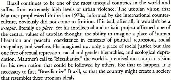 Jorge Mautner and Countercultural Utopia in Brazil