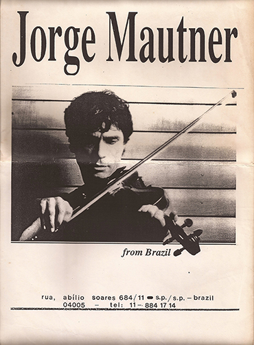 Jorge Mautner from Brazil