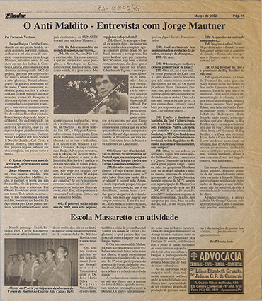 O Anti Maldito - Entrevista com Jorge Mautner