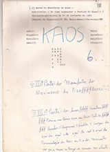 Manifesto: Kaos e Figa