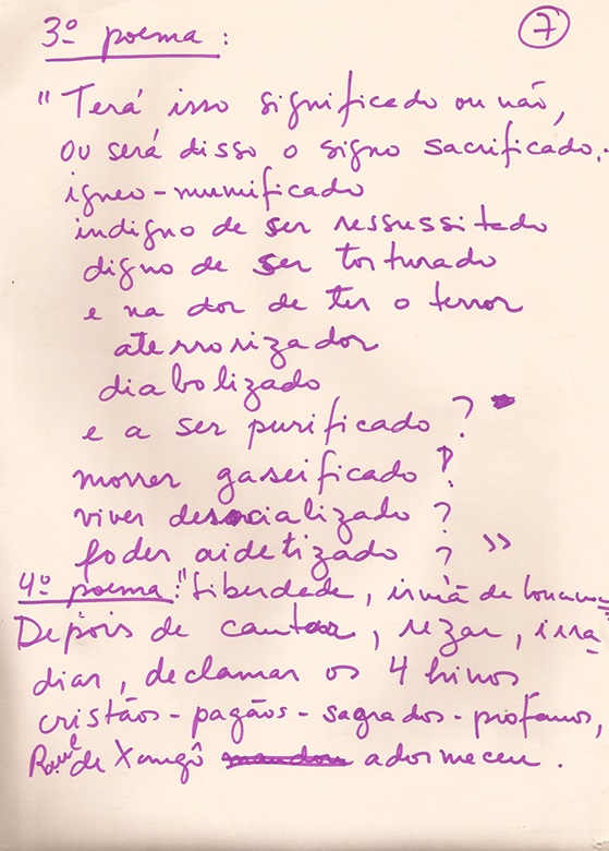 3º e 4º poemas