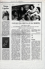 Cavalo da Chuva (e da morte)