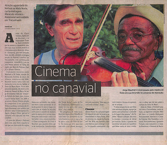 Cinema no canavial