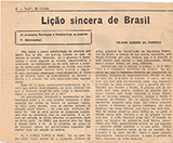 Lição Sincera de Brasil